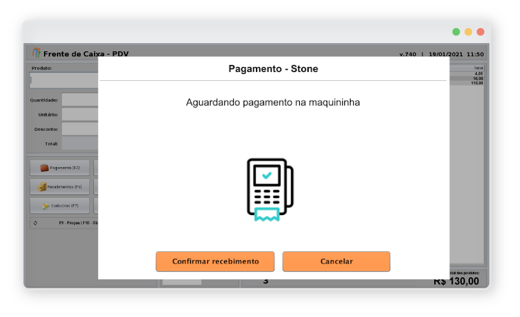 Integração com as maquininhas Stone