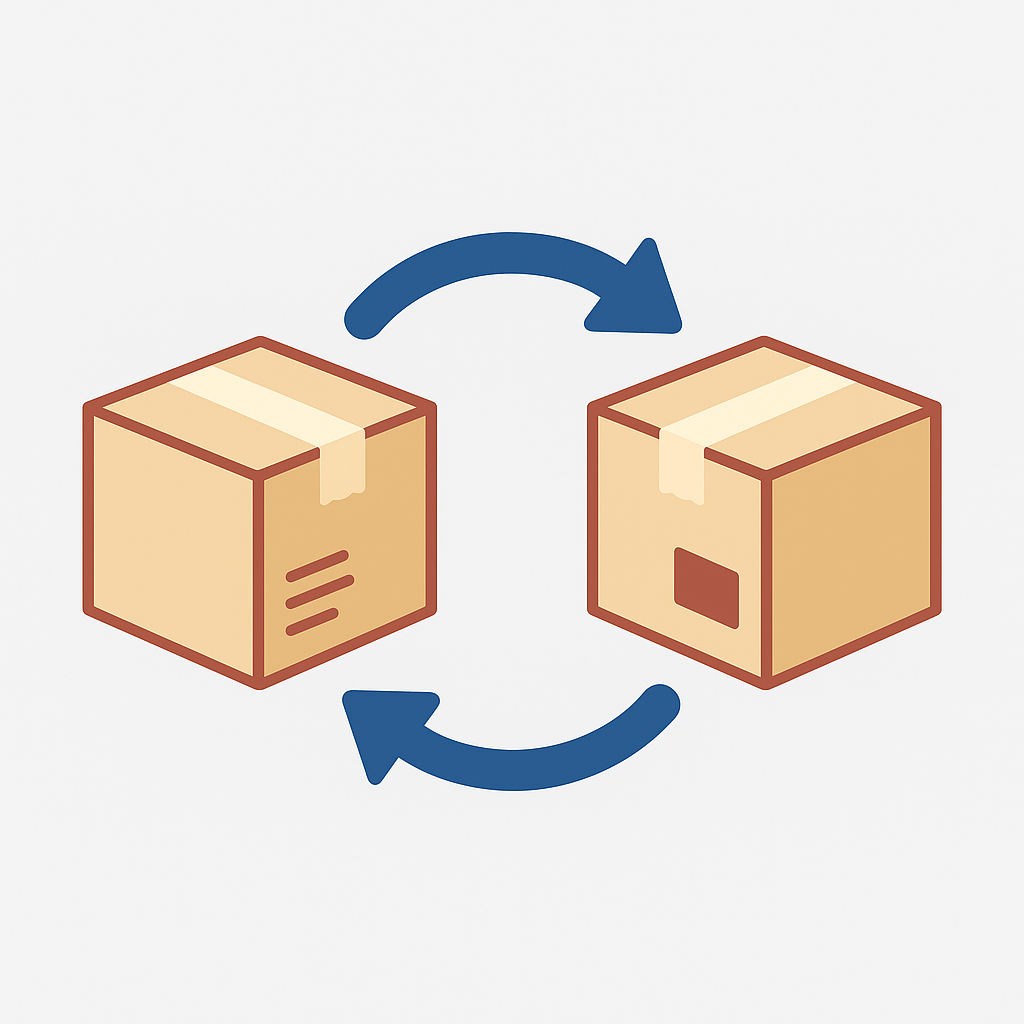 Transferência de produtos e estoque entre contas Transferência de produtos e estoque entre contas
